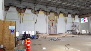 El Salvador church paint project